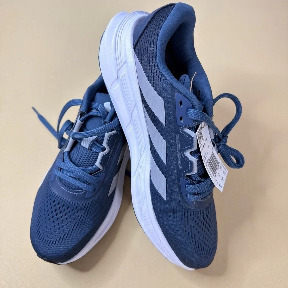 Adidas Questar‎ 3 M Running Shoes Mens 11.5 Blue Silver NWT Lightweight Sneakers